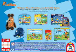 Puzzle Die Maus Gute Freunde (3x24 Teile) Schmidt Spiele