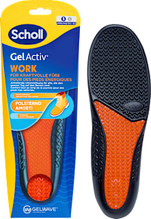 Einlegesohlen GelActiv Work, Gr. 35,5 - 40,5 (1 Paar) Scholl