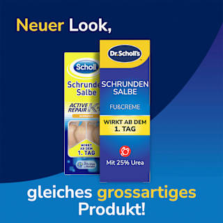 Fußcreme Schrundensalbe active repair mit Urea & Keratin Scholl