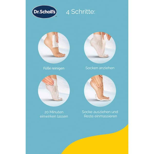 Fußmaske Socken mit Aloe Vera (1 Paar) Scholl