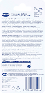 Fußnagelschere zum Kürzen von dicken Fußnägeln Scholl