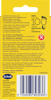 Hornhautentferner Feile Nano Scholl