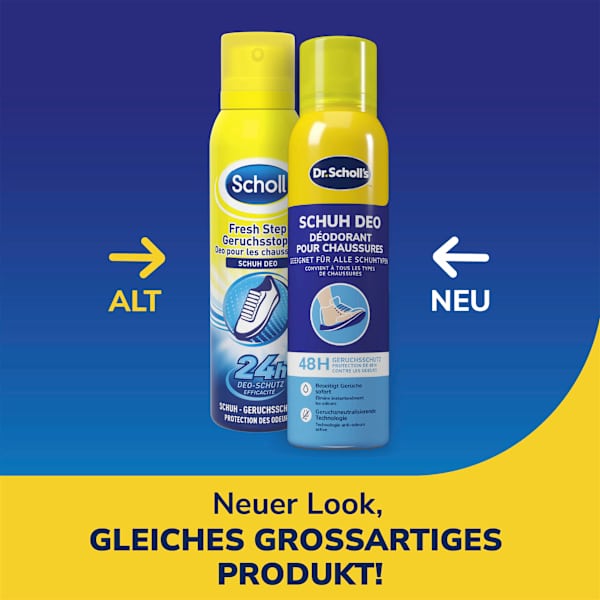 Schuhdeo Spray fresh step Geruchsstopp Scholl