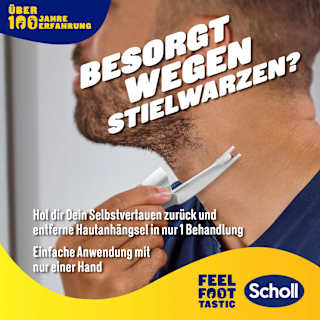 Stielwarzen-Entferner 12 Behandlungen Scholl