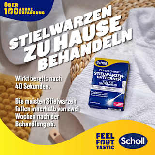 Stielwarzen-Entferner 12 Behandlungen Scholl