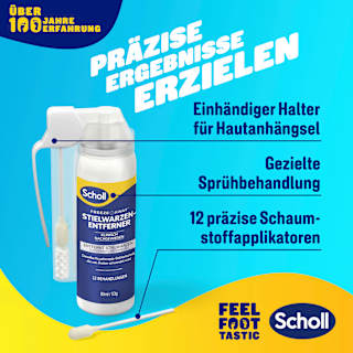 Stielwarzen-Entferner 12 Behandlungen Scholl