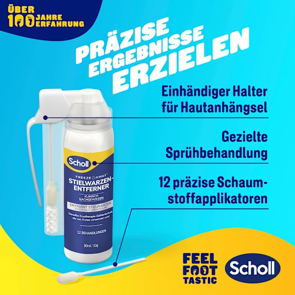Stielwarzen-Entferner 12 Behandlungen Scholl