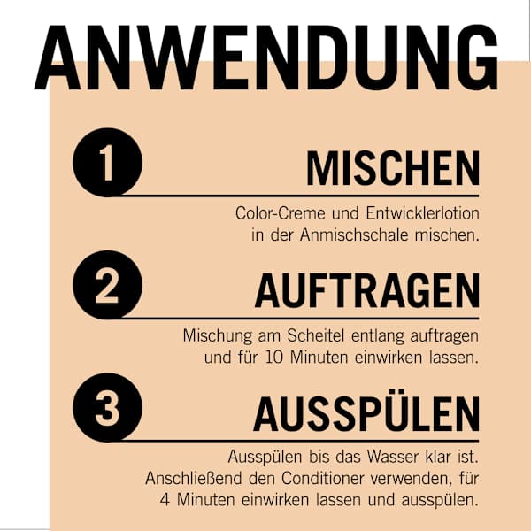 Ansatzset A1 Hell- bis Mittelbraun Schwarzkopf