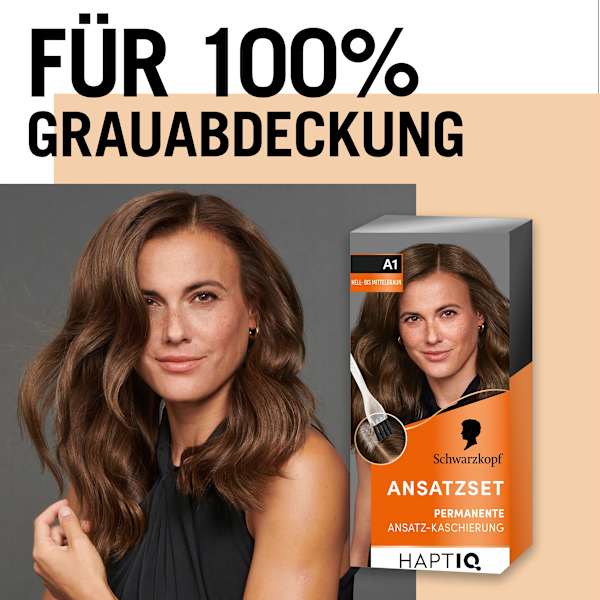 Ansatzset A1 Hell- bis Mittelbraun Schwarzkopf