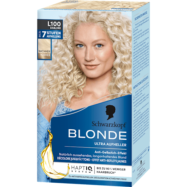 Haare Aufheller Ultra L100 Eisblond Schwarzkopf Blonde