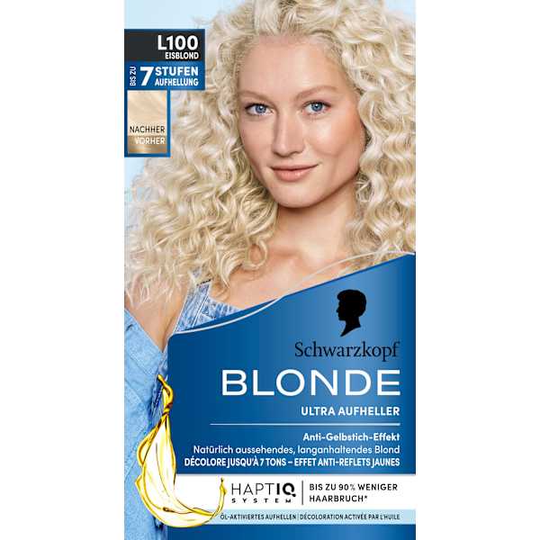Haare Aufheller Ultra L100 Eisblond Schwarzkopf Blonde