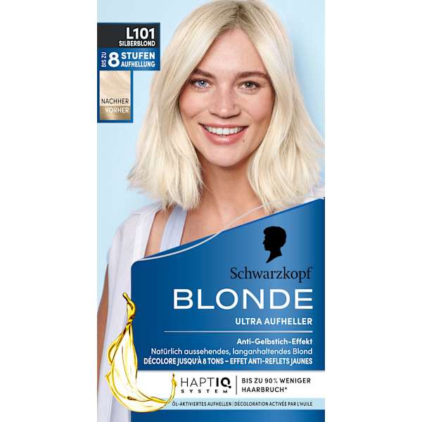 Haare Aufheller Ultra L101 Silberblond Schwarzkopf Blonde