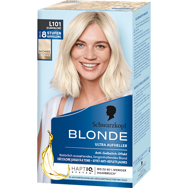 Haare Aufheller Ultra L101 Silberblond Schwarzkopf Blonde