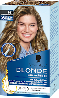 Strähnchen Set M1 Schwarzkopf Blonde