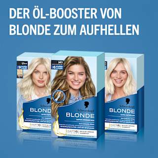 Strähnchen Set M1 Schwarzkopf Blonde
