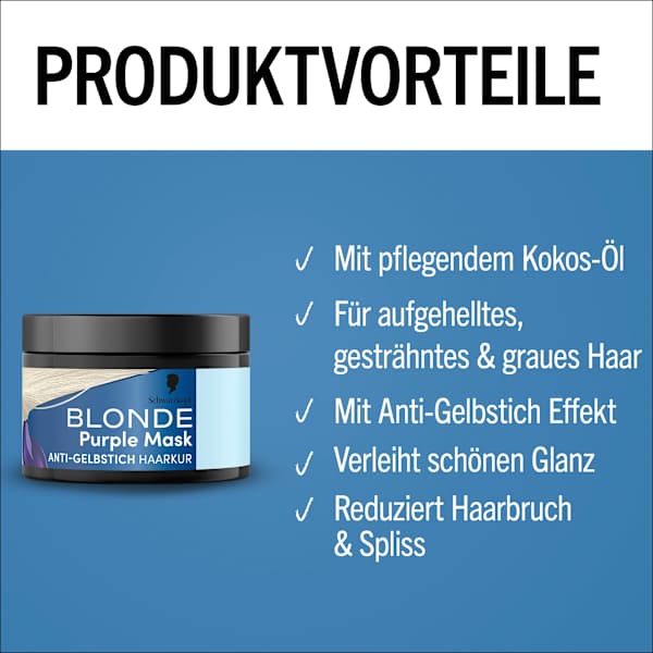 Tönungsmaske Anti-Gelbstich   Schwarzkopf Blonde