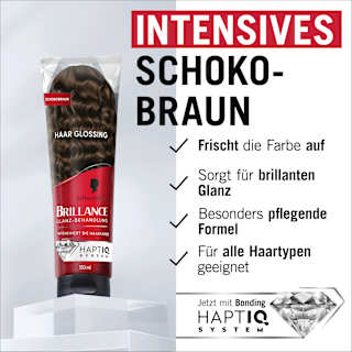 Farb-Glanzbehandlung Glossing Schokobraun Schwarzkopf Brillance