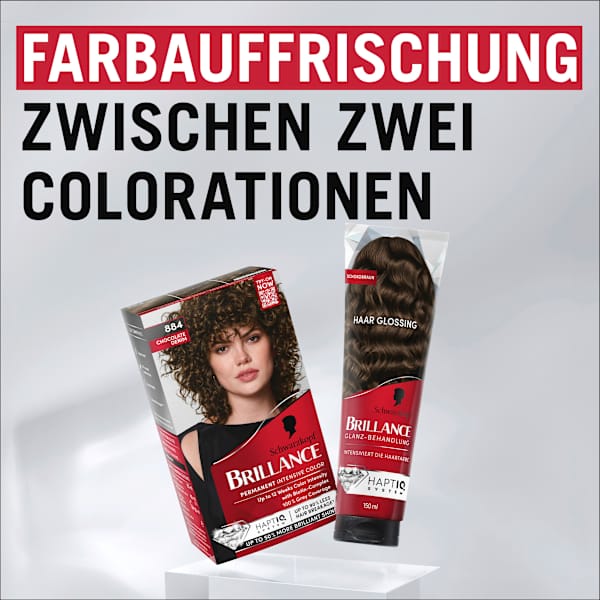 Farb-Glanzbehandlung Glossing Schokobraun Schwarzkopf Brillance