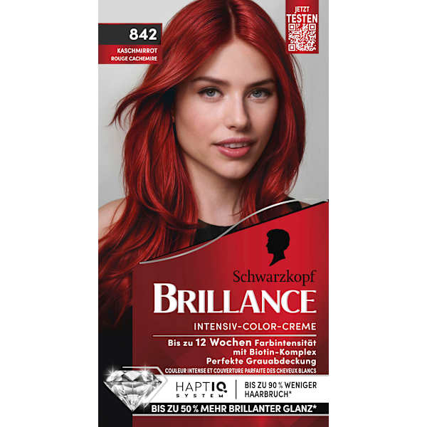 Haarfarbe 842 Kaschmirrot Schwarzkopf Brillance