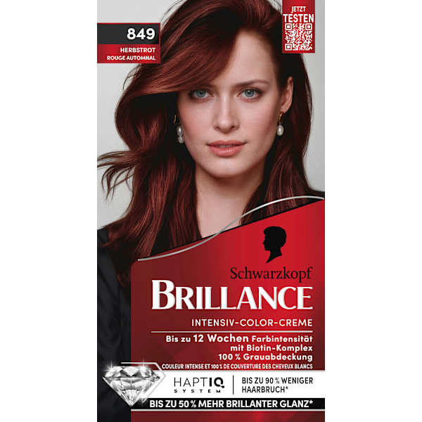 Haarfarbe 849 Herbstrot Schwarzkopf Brillance