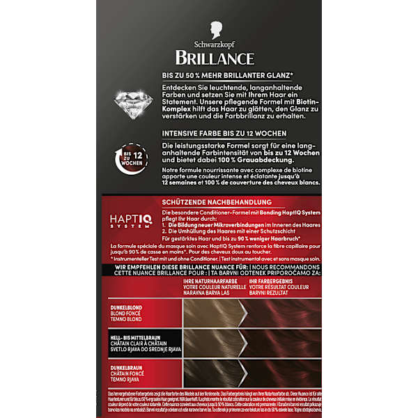 Haarfarbe 849 Herbstrot Schwarzkopf Brillance
