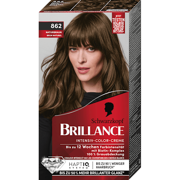 Haarfarbe 862 Naturbraun Schwarzkopf Brillance