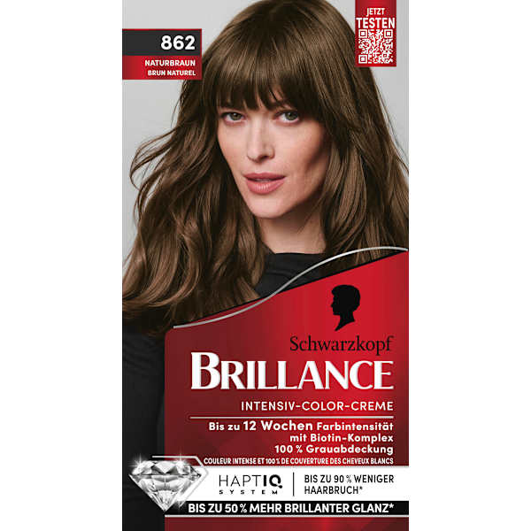 Haarfarbe 862 Naturbraun Schwarzkopf Brillance