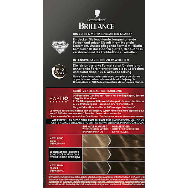 Haarfarbe 862 Naturbraun Schwarzkopf Brillance