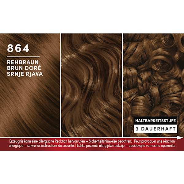 Haarfarbe 864 Rehbraun Schwarzkopf Brillance