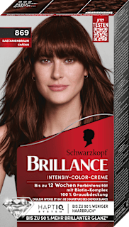 Haarfarbe 869 Kastanienbraun  Schwarzkopf Brillance