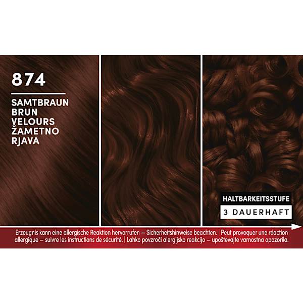 Haarfarbe 874 Samtbraun Schwarzkopf Brillance