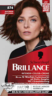 Haarfarbe 874 Samtbraun Schwarzkopf Brillance