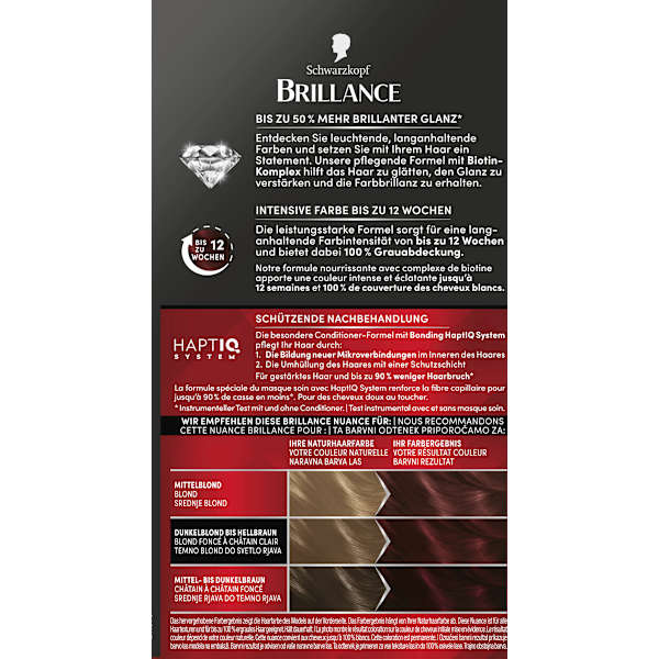 Haarfarbe 876 Edelmahagoni Schwarzkopf Brillance