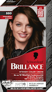 Haarfarbe 880 Dunkelbraun Schwarzkopf Brillance