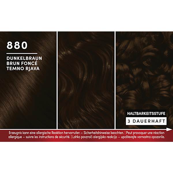 Haarfarbe 880 Dunkelbraun Schwarzkopf Brillance