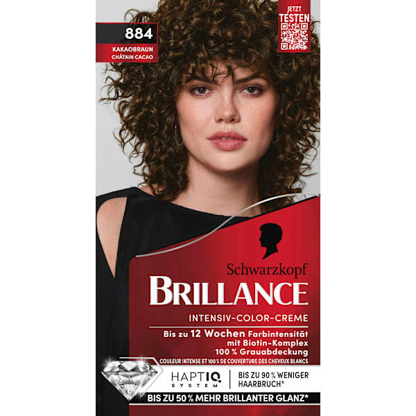 Haarfarbe 884 Kakaobraun Schwarzkopf Brillance