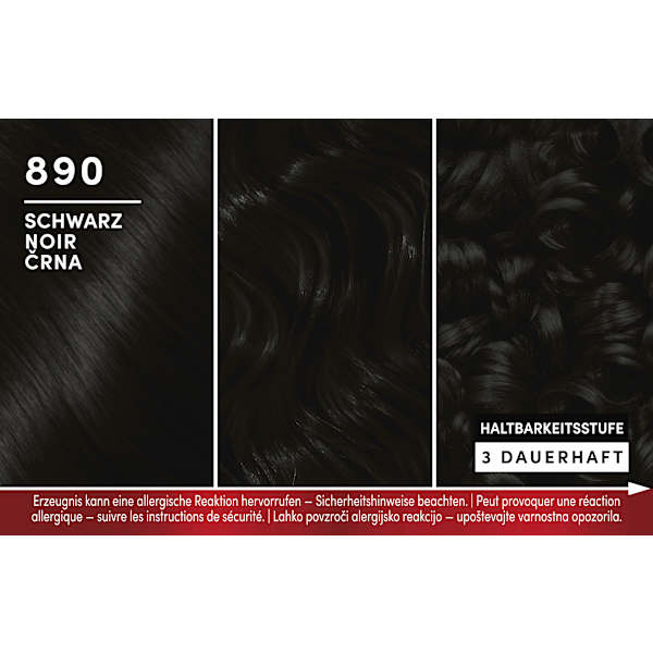 Haarfarbe 890 Schwarz Schwarzkopf Brillance