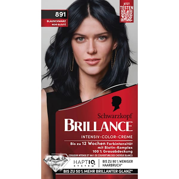 Haarfarbe 891 Blauschwarz Schwarzkopf Brillance
