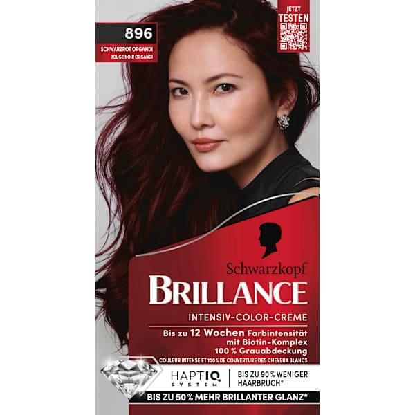 Haarfarbe 896 Schwarzrot Organdi Schwarzkopf Brillance