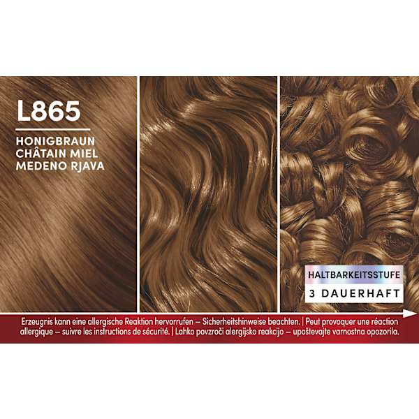 Haarfarbe L865 Honigbraun Schwarzkopf Brillance