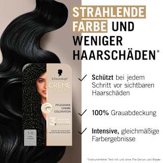 Haarfarbe 1-0 Tiefes Schwarz Schwarzkopf CREME SUPREME