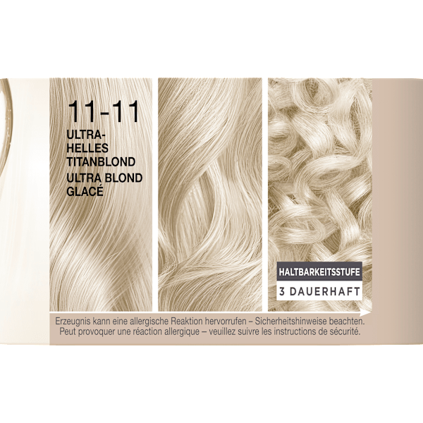 Haarfarbe 11-11 Ultra-Helles Titanblond Schwarzkopf CREME SUPREME