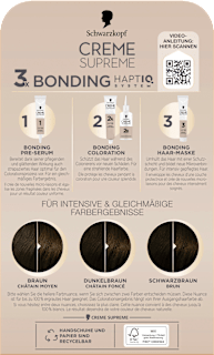 Haarfarbe 4-0 Natürliches Dunkelbraun Schwarzkopf CREME SUPREME