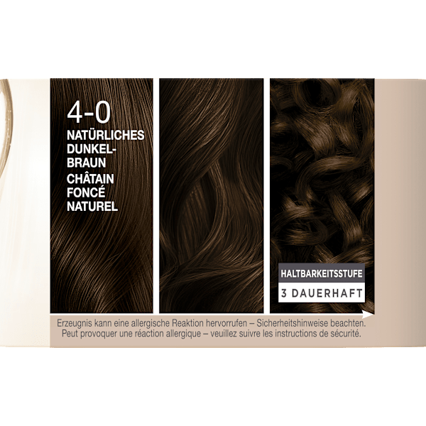 Haarfarbe 4-0 Natürliches Dunkelbraun Schwarzkopf CREME SUPREME