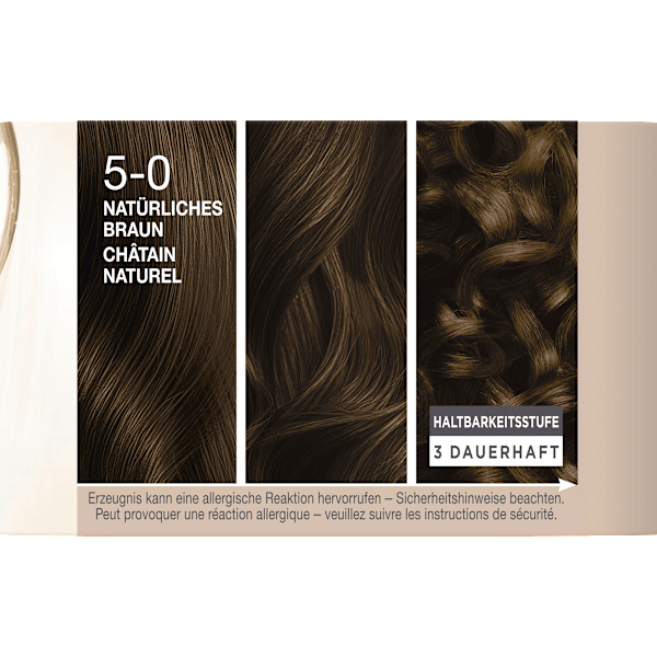 Haarfarbe 5-0 Natürliches Braun Schwarzkopf CREME SUPREME
