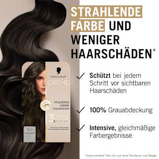 Haarfarbe 5-1 Kühles Braun Schwarzkopf CREME SUPREME