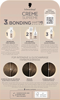 Haarfarbe 6-0 Natürliches Hellbraun Schwarzkopf CREME SUPREME