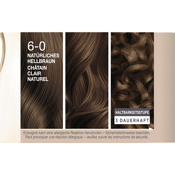 Haarfarbe 6-0 Natürliches Hellbraun Schwarzkopf CREME SUPREME