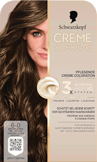 Haarfarbe 6-0 Natürliches Hellbraun Schwarzkopf CREME SUPREME