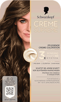 Haarfarbe 6-0 Natürliches Hellbraun Schwarzkopf CREME SUPREME